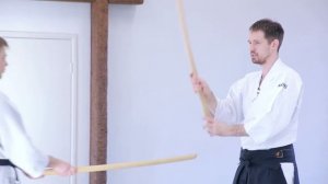 Техника безопасности при парной работе с мечом в айкидо