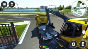 Drive Simulator 2020 Большой эвакуатор камаз везёт Экскаватора и Погрузчика   Му