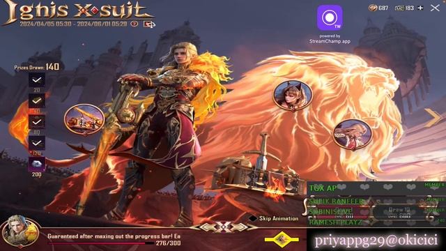 🔴 X-SUIT SPIN & GLACIER UMP - KILL MESSAGE 🌬️  | Surya & Priya is on LIVE 🎮 | #PriyaIsLive #bgmi