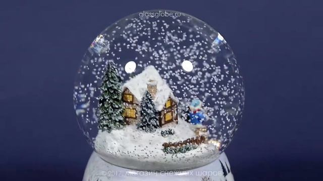 Новогодний шар со снегом Почта Деда Мороза смотреть онлайн