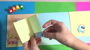 Бумажный домик Among Us своими руками ✨ Амонг Ас Персонажи из бумаги