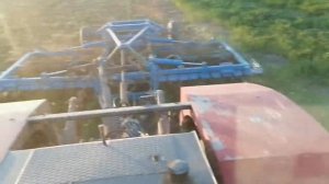 Дисковка по стерне июнь кировец К 735 М с дискатором ярославич