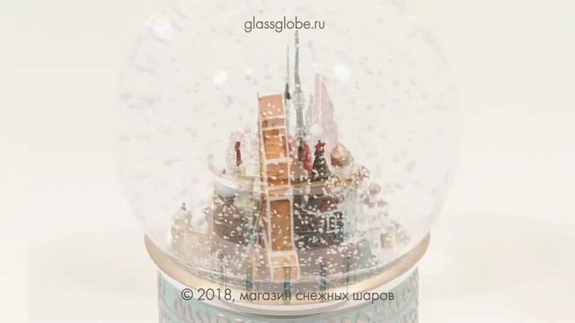 Шар со снегом "МОСКВА" смотреть онлайн