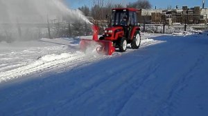 Снегоротор CX 160 на тракторе FOTON LOVOL
