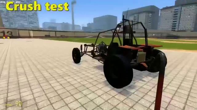 Crush Test in GTA 5 BABY LONG LEGS POPPY PLAYTIME CHAPTER 3 and Gas Masck смотреть онлайн