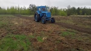 Фрезування Т-40 АМ під картоплю. Фреза 1.40