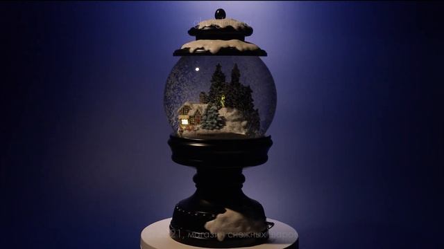 Снежный шар "Новогодний фонарь". смотреть онлайн