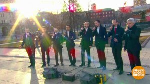 Мужской хор "Логос". Поздравляем Александра Зацепина. Доброе утро. Фрагмент выпуска от 10.03.2025