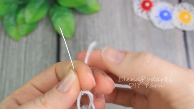 Сделала Красивый Цветок из Пряжи без Крючка - Удивительный Трюк с Ручкой!! Это так Легко !! смотреть онлайн