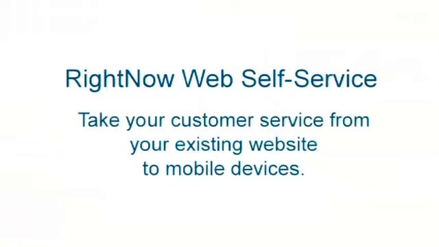 RightNow CX Mobile CRM Software Demo смотреть онлайн