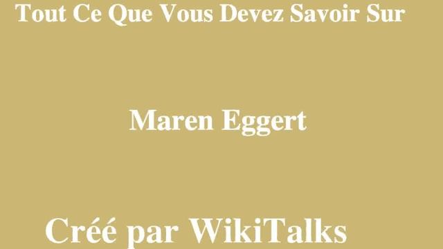 Maren Eggert смотреть онлайн