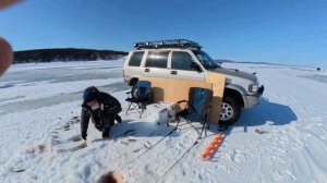 Зимняя рыбалка в Де-Кастри ,Лазарев, Джаоре 2025 год. Пробный выезд.