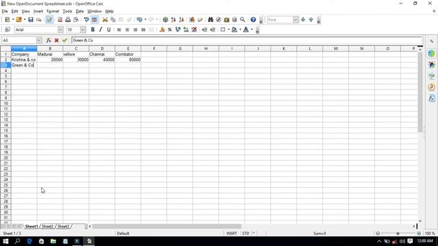 CREATE A CHART FOR COMPARING THE MONTHLY SALES OF A COMPANY IN DIFFERENT Branch OFFICES IN Calc, смотреть онлайн