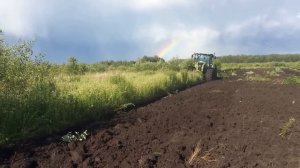 Вспашка залежи. AXION 920 CLAAS + залежный плуг EvroDiamant 11 7+1 L 120 LEMKEN