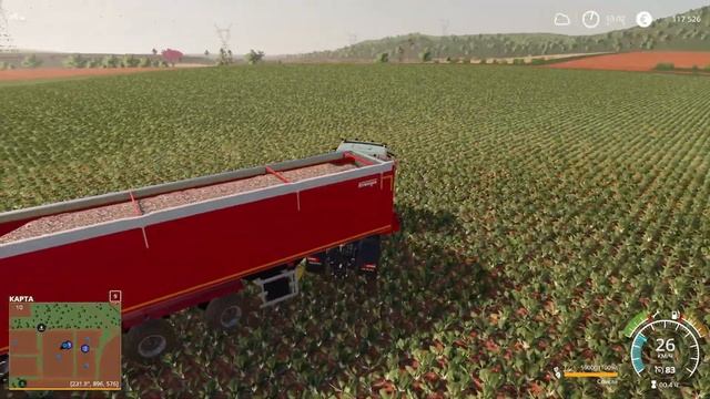 Уборка свеклы Farming Simulator 19 #11 смотреть онлайн