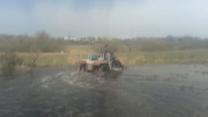 Вездеход с двигателем сзд