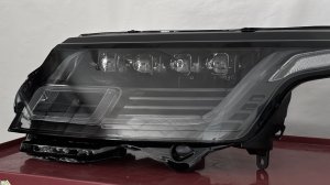 Как светят тюнинговые фары 4х линзовый на  Land Rover Range Rover Vogue L405