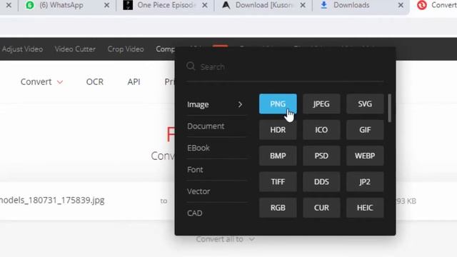 Cara Ubah format File gambar di Situs Convertio смотреть онлайн