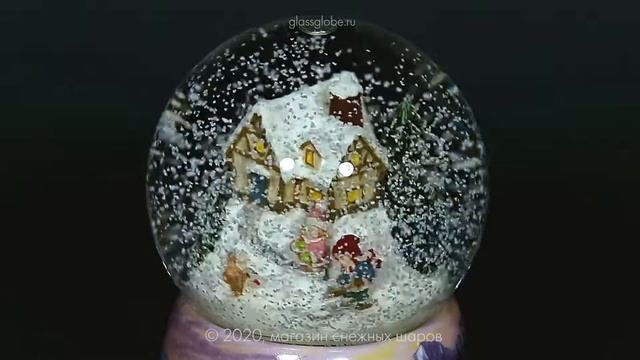 Снежный шар "Снежная тропинка" смотреть онлайн