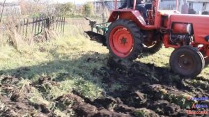 Трактор Т-25 и Плуг 1L-320 ОСЕННЯЯ ПАХОТА (2019)/AUTUMN PLOWING