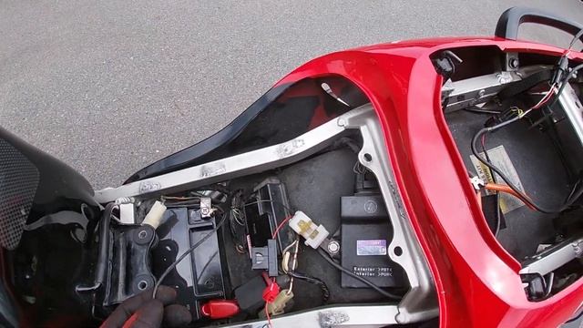 【ZX-9R】ETC入れ替え&車検前点検part1 смотреть онлайн