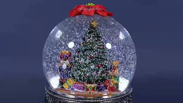 Новогодний шар со снегом "Новогоднее настроение" смотреть онлайн