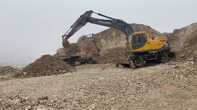 Trabajos de Volvo EW 170 lima Peru смотреть онлайн