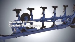 Плуг оборотный PERESVET ППО 5/7-35. 3D модель, описание, характеристики