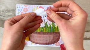 ОБЪЕМНАЯ АППЛИКАЦИЯ из БУМАГИ/ ПОДЕЛКИ с ДЕТЬМИ своими руками/ Весенние поделки, весенняя корзина