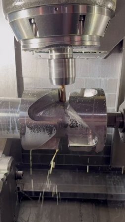 Five axis milling пятикоординатная обработка #cnc #5axis #mazak #metal #fabric #milling