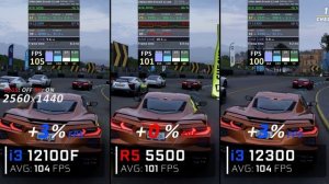 Intel i3 12100F vs Ryzen 5500 vs i3 12300 // Benchmark // Test in 7 Games
