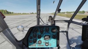 Выполнение учебной авторотации (РСНВ) на вертолёте Ми-8МТВ2 DCS World