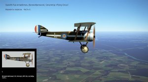 Sopwith Pup истребитель (Великобритания). Варианты окраски. Часть-2. Симулятор «Flying Circus".