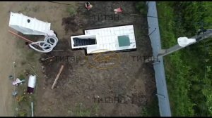 Установка пластикового погреба для дачи ТИТАН с лифтом подъемником [ купить по цене производителя ]