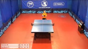 Настольный теннис матч 230719 12 Бурова Майя  Бурикова Татьяна