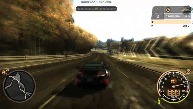 Mazda RX-8 VS Porshe Cayman S NFS MW №4