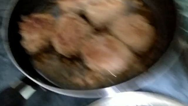 Пожарила котлеты...