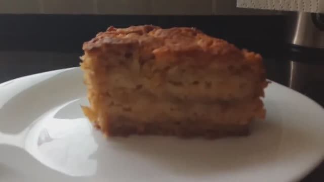 Насыпной яблочный пирог — просто и вкусно! 🍎🥧