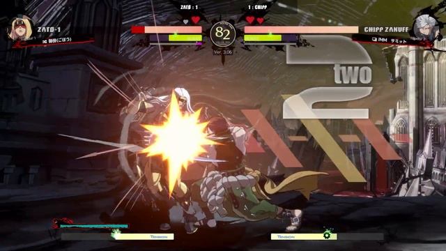 GGST | Gobou (Zato) VS Summit (Chipp) | Guilty Gear Strive High level gameplay