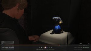 Статуя пантеры, две картины. Ограбление Кайо - Перико. GTA 5.