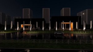 Подсветка пилонов