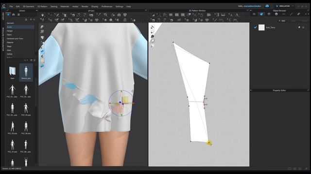 Clo 3D: моделирование драпировки и приемы визуализации. смотреть онлайн