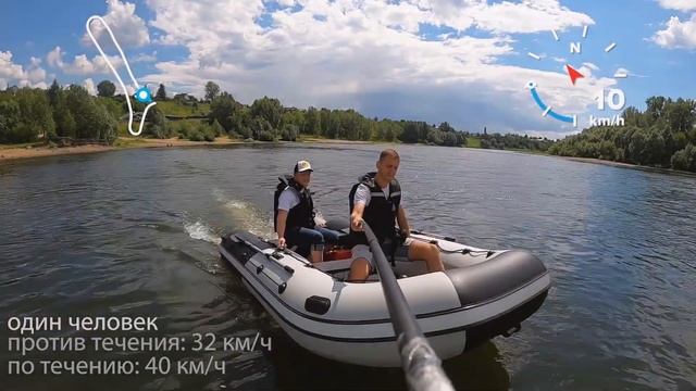 Самая Большая сланевая лодка от Мастер Лодок | Ривьера Максима 3800 СК | Замер скорости на 9.9 смотреть онлайн