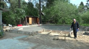 Устройство недорогого фундамента, вынос осей