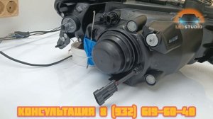 Mitsubishi L200 светодиодный комплект фар