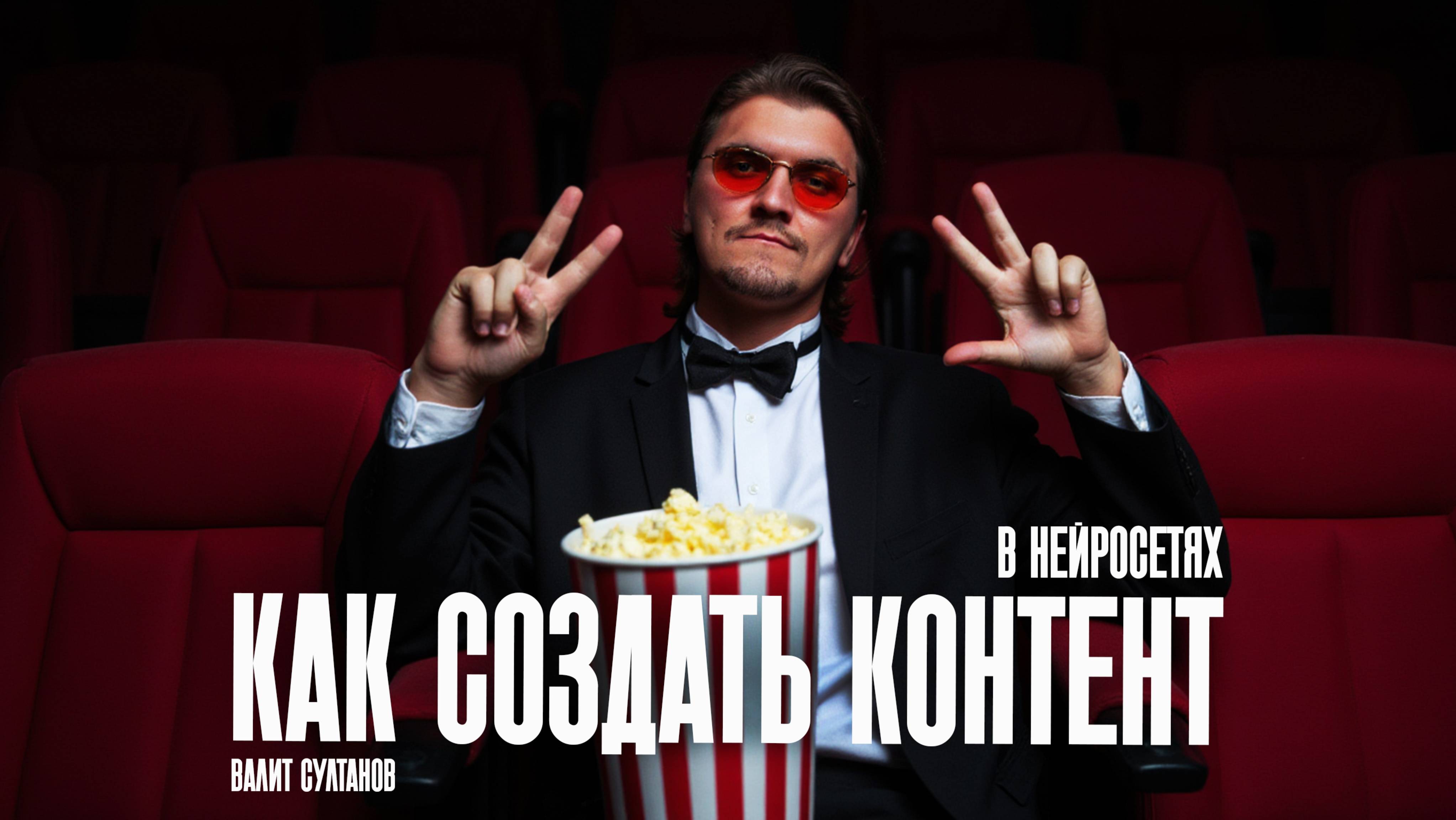 Как научится создавать контент в нейросетях? Воркшоп по нейро-контенту. Валит Султанов.