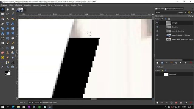 Como fazer uma barra divisória personalizada no GIMP смотреть онлайн