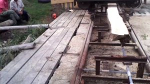 Самодельная ленточная пилорама