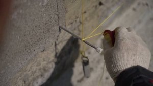Шаг 1.1 Выставить маяки и натянуть нить
