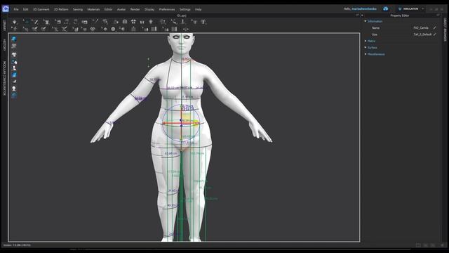 Настройки аватара Clo3D по меркам смотреть онлайн